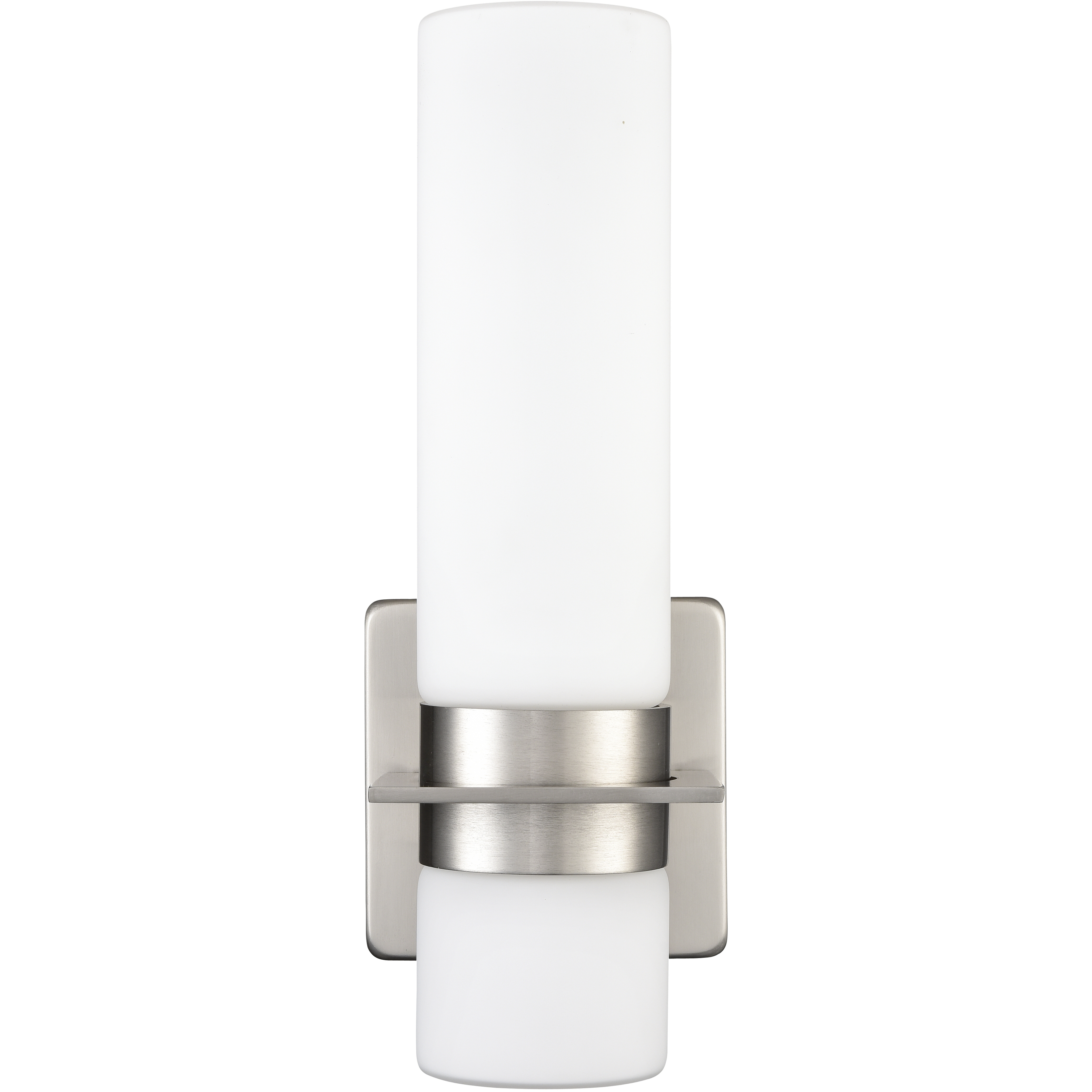 None LED 13 inch Brushed Nickel Outdoor Wall Sconce